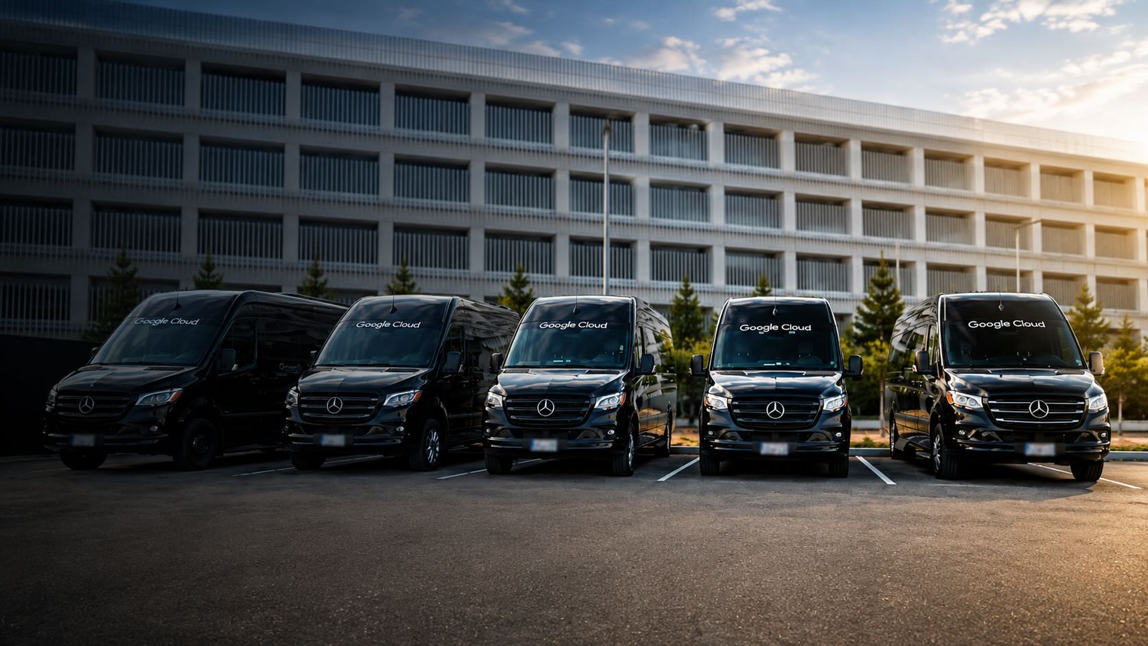 Luxury Mercedes Sprinter vans for private group transportation and party bus service